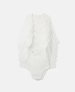 7 Pack Of Animal Print Days Of The Week Bodysuits