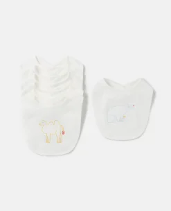 7 Pack Of Animal Print Days Of The Week Bibs