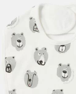 2 Pack Of Bear Print Bibs