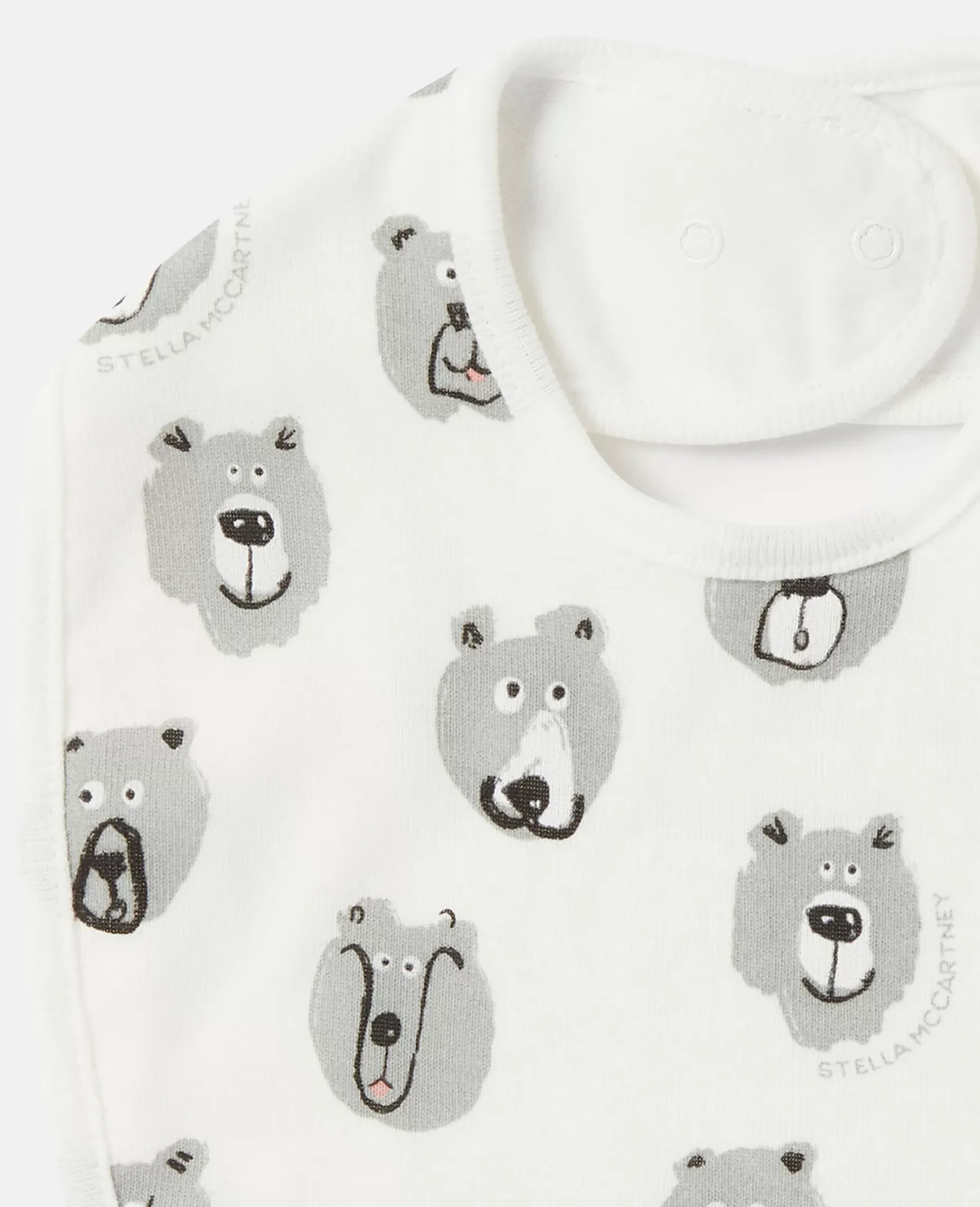 2 Pack Of Bear Print Bibs