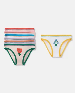 7 Pack Of Flower Print Days Of The Week Briefs