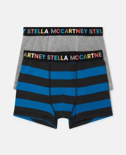 2 Pack Of Logo Boxers