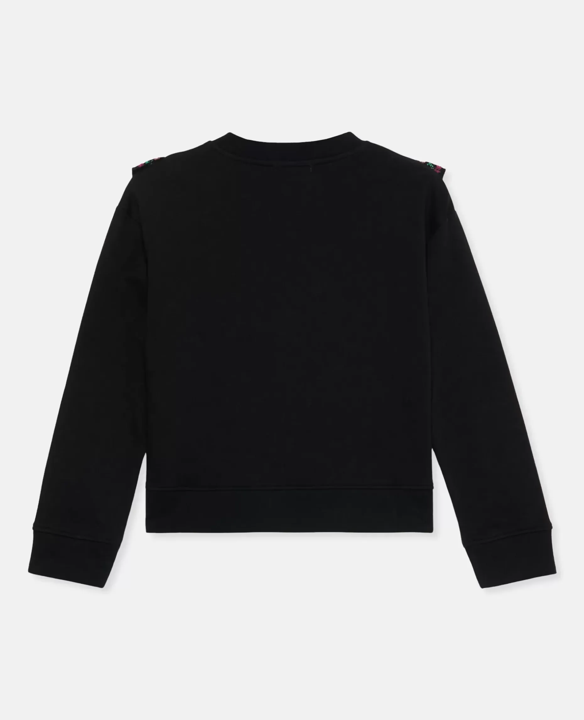 Acorn Embroidery Collared Sweatshirt