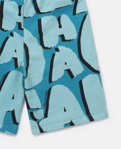Aloha Lettering Jersey Shorts