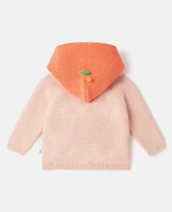Apple Hooded Cardigan