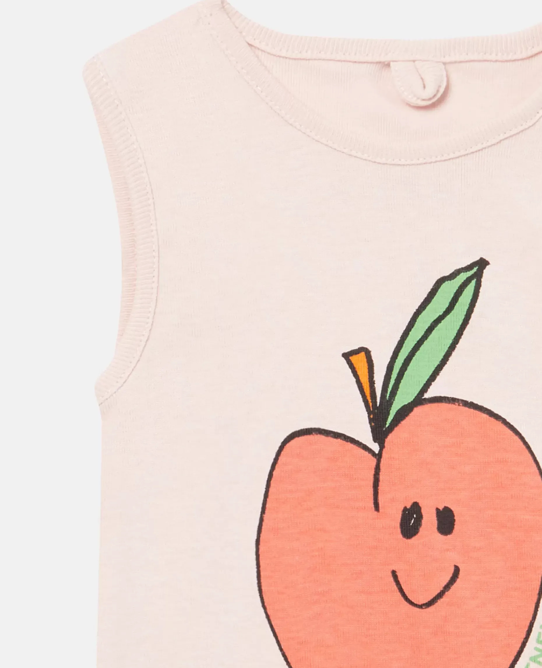 Apple Motif Knitted Bodysuit