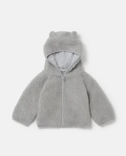 Bear Ear Hooded Fleece Jacket