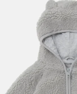 Bear Ear Hooded Fleece Jacket