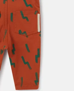 Bear Print Dungarees