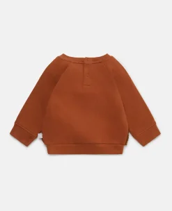 Bear Print Fleece Sweatshirt