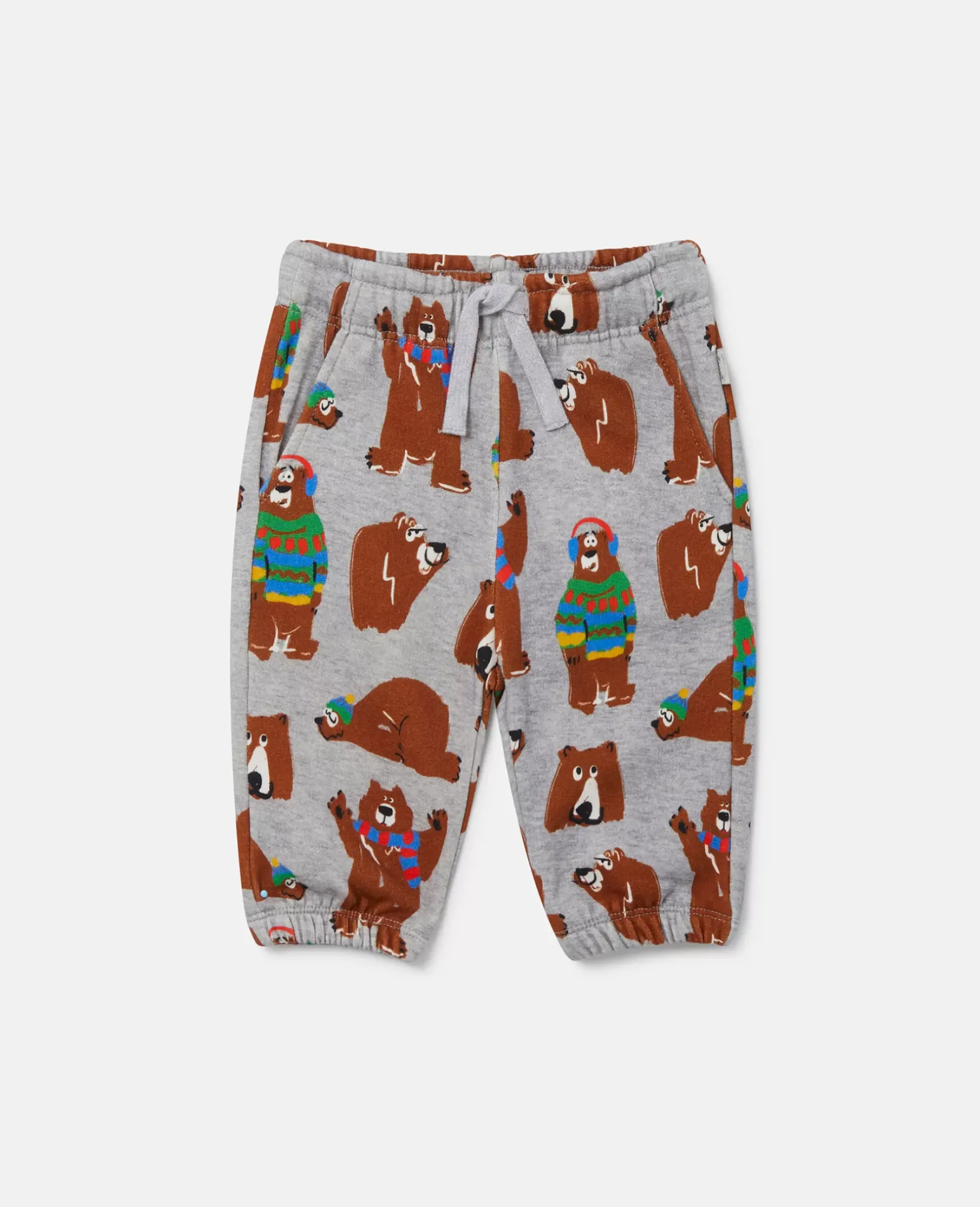 Bear Print Joggers