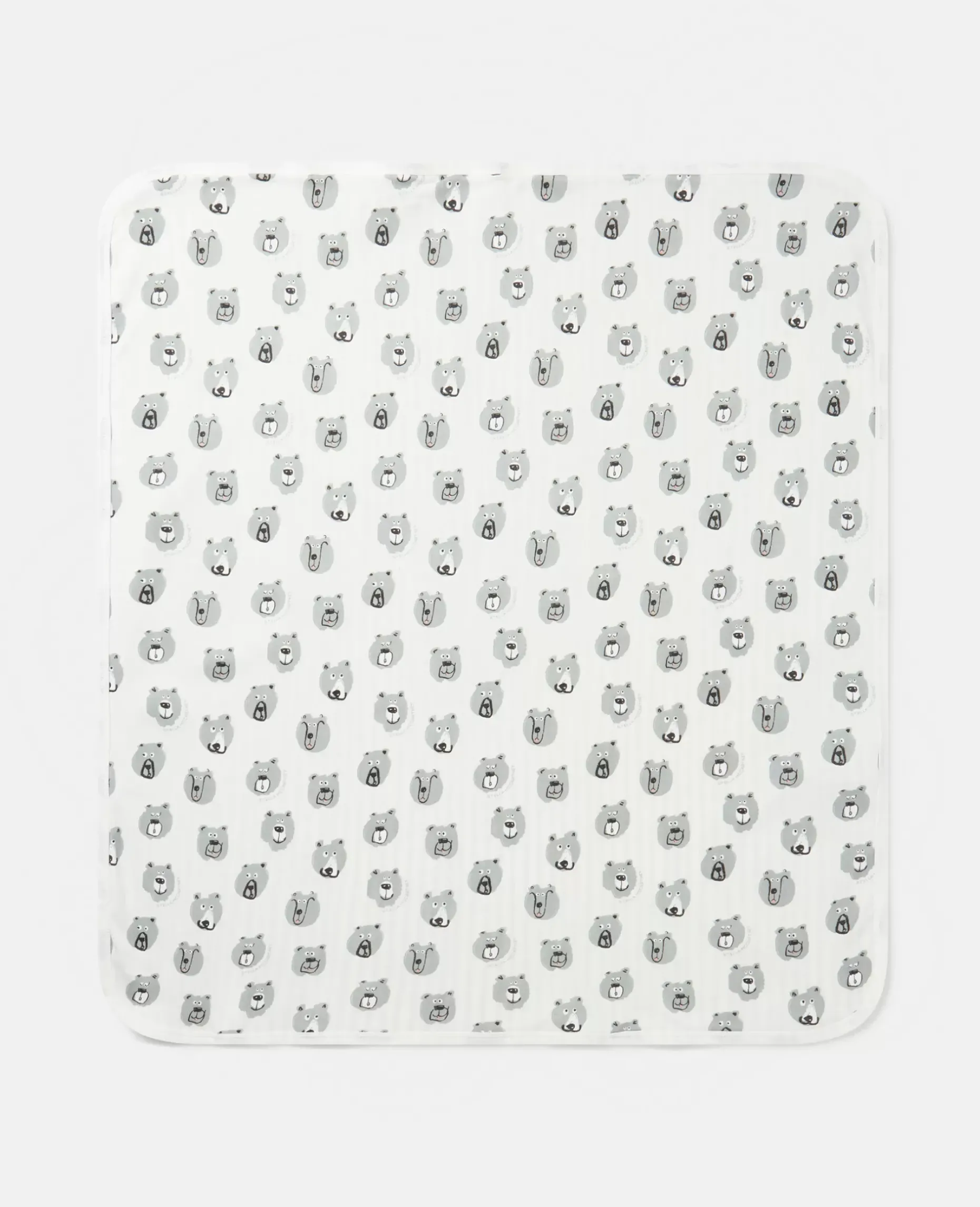 Bear Print Reversible Blanket