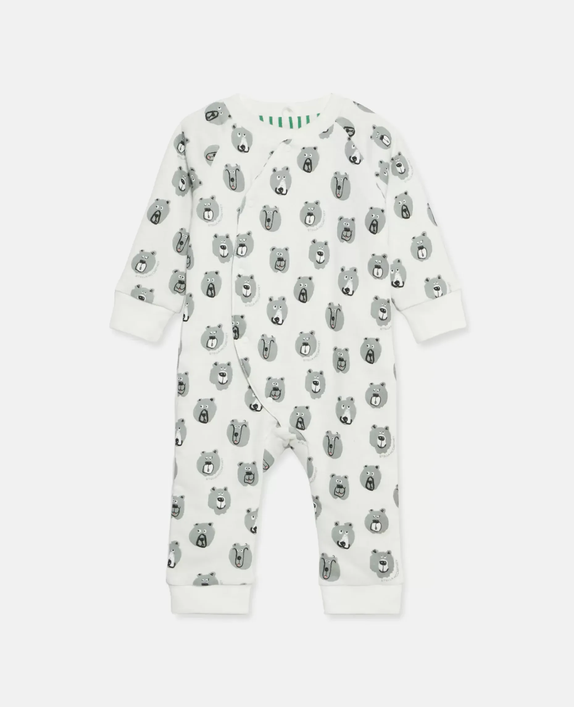 Bear Print Reversible Sleepsuit
