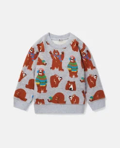 Bear Print Sweatshirt