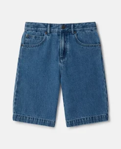 Board Length Denim Shorts