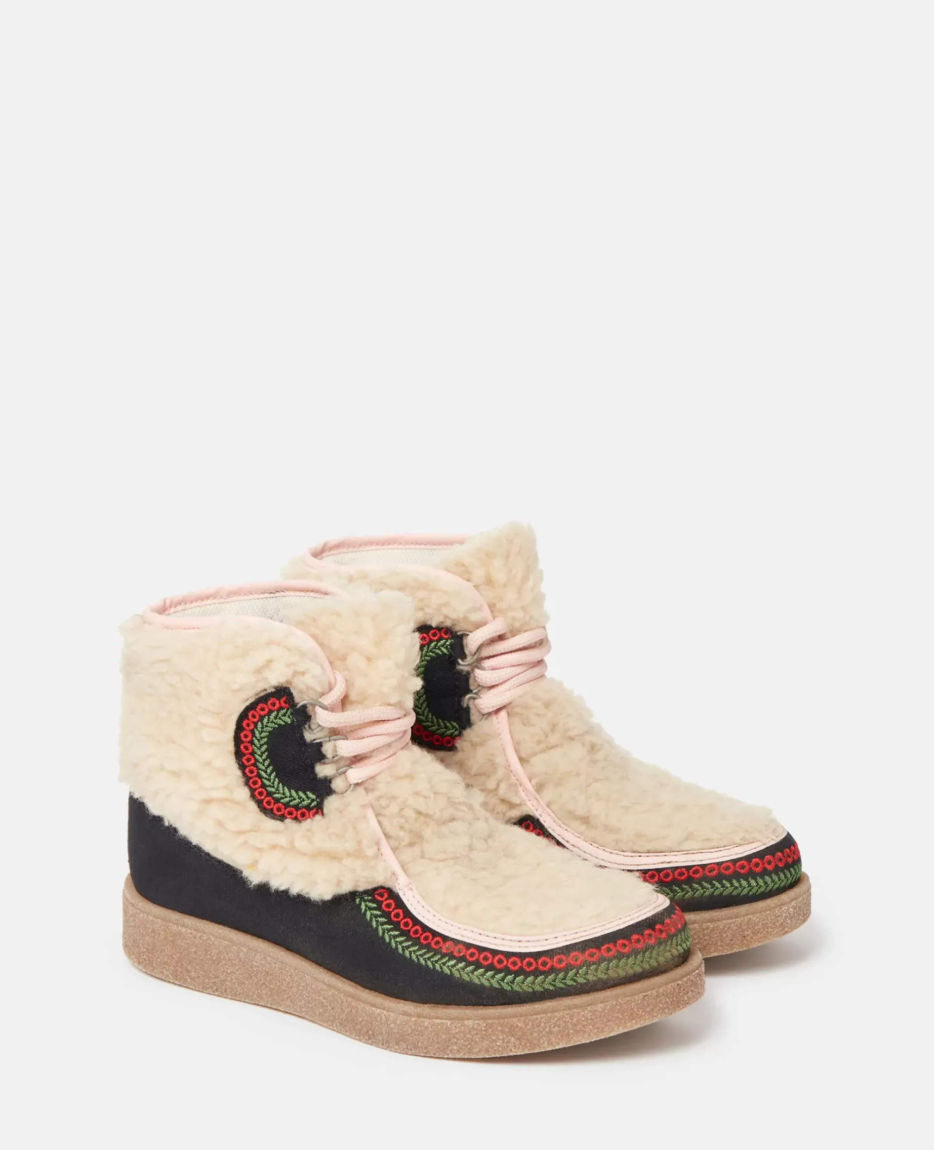 Borg Moccasin Ankle Boots