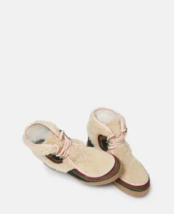 Borg Moccasin Ankle Boots
