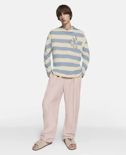 Bunny Embroidery Breton T-Shirt