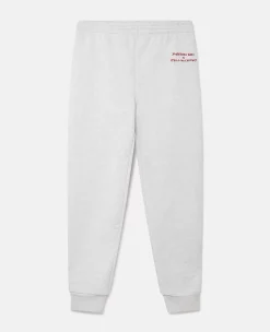 Bunny Embroidery Breton Tracksuit Bottoms