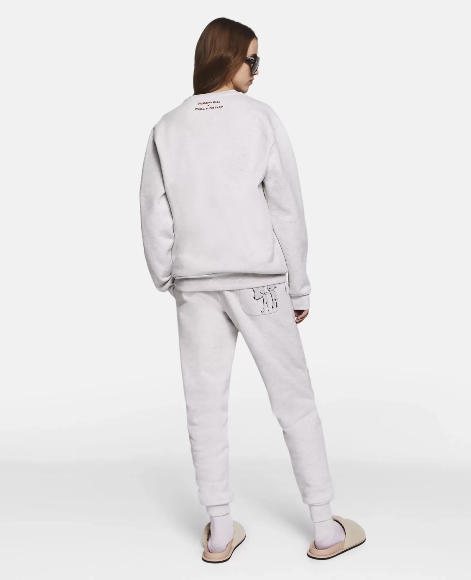 Bunny Embroidery Breton Tracksuit Bottoms