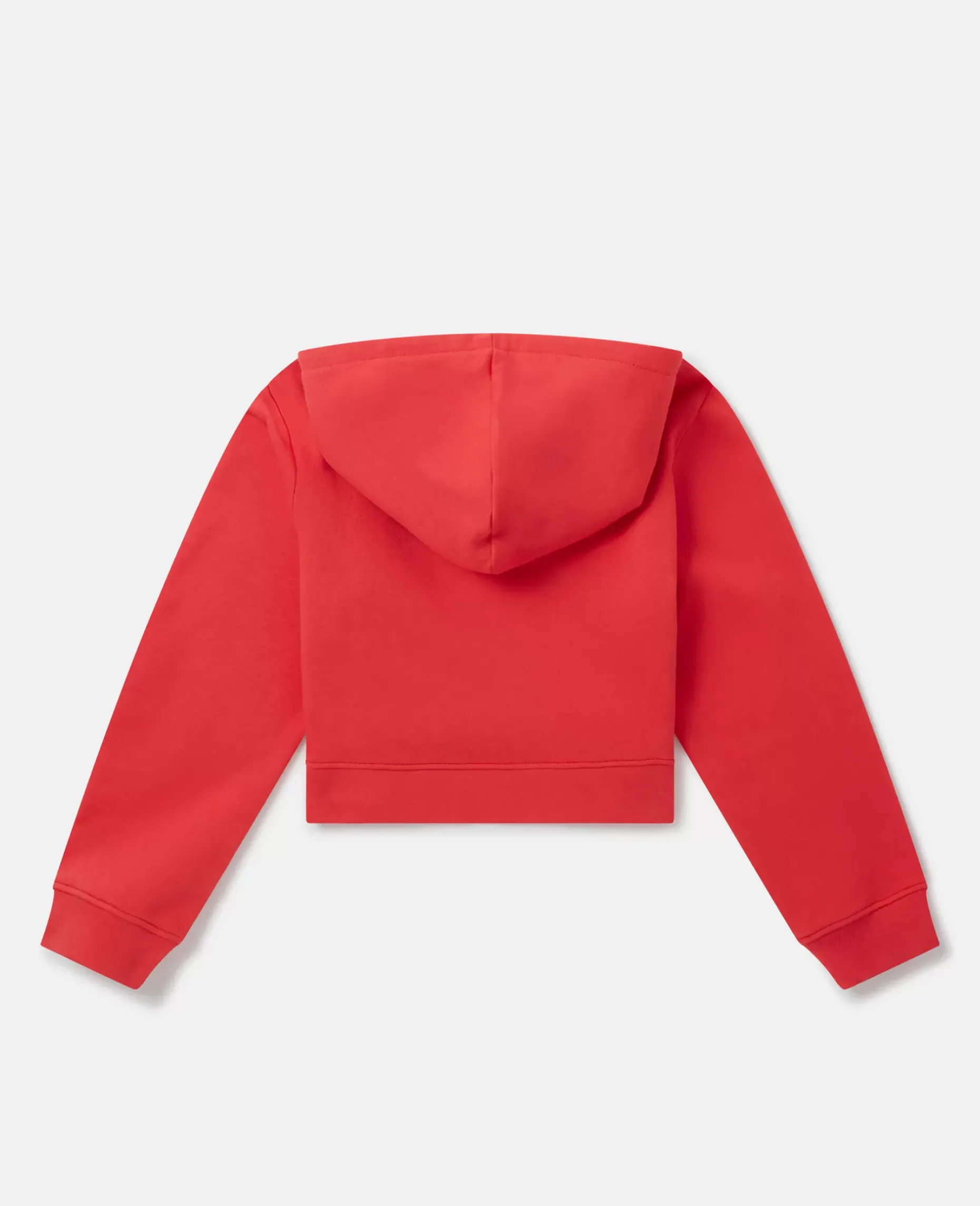 Circular Logo Cropped Hoodie