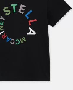 Circular Logo Embroidery T-Shirt