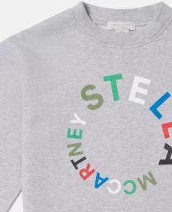 Circular Logo Embroidery Sweatshirt