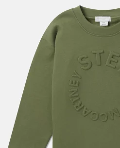 Circular Logo Embroidery Sweatshirt