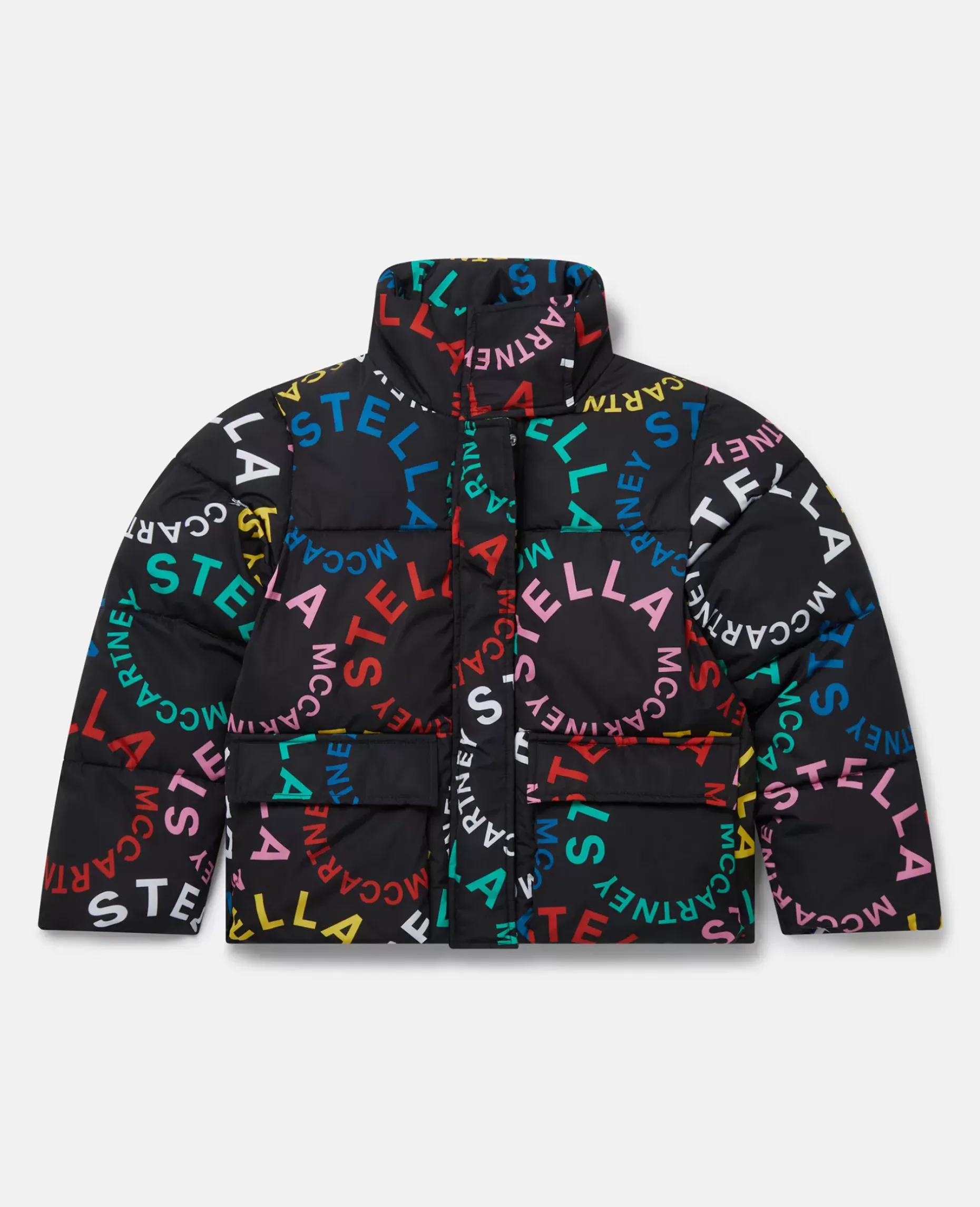 Circular Logo Hooded Jacket