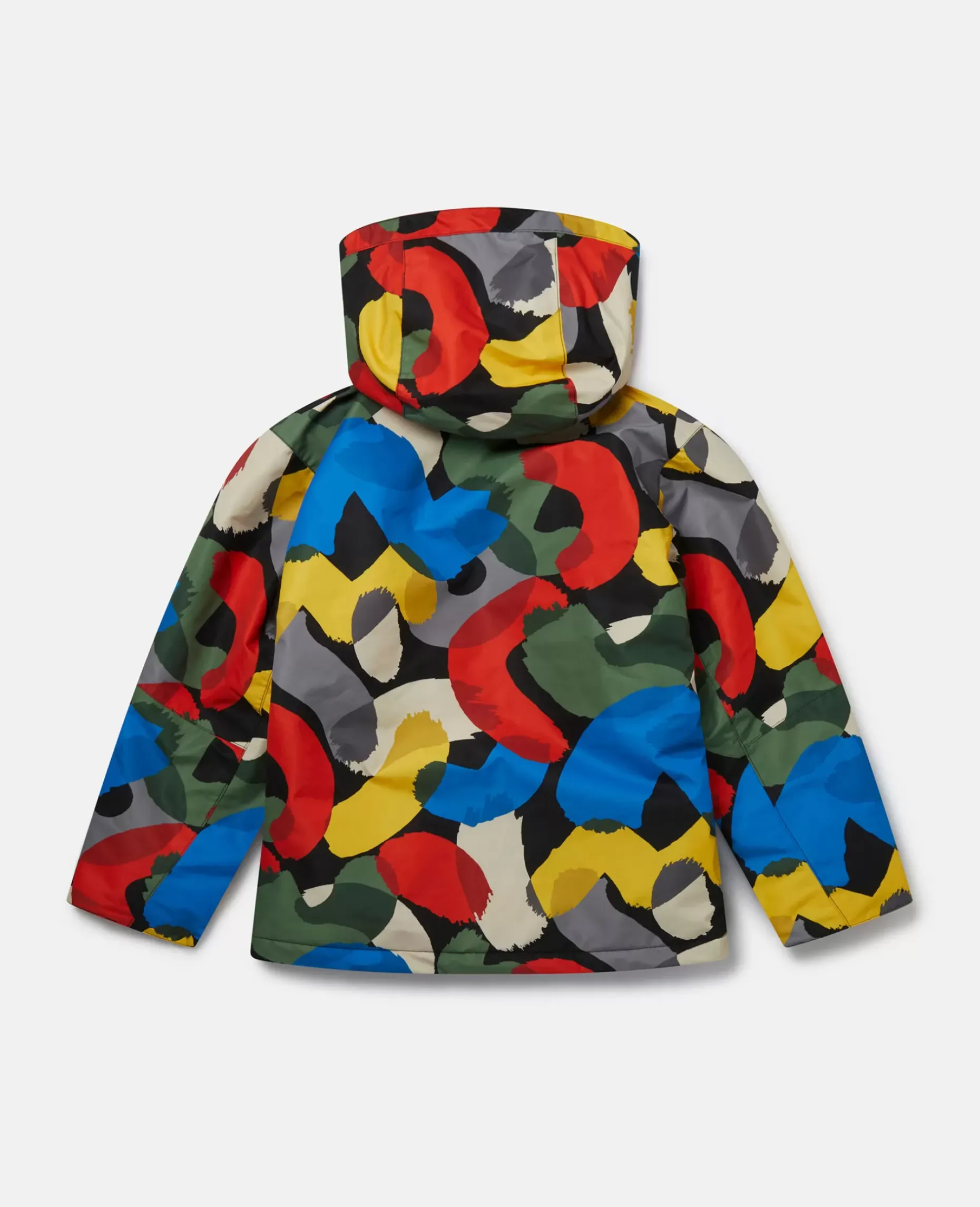 Colour Pop Smudge Print Hooded Jacket