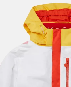 Colourblock Hooded Ski Jacket