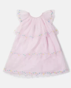 Confetti Dot Tiered Dress