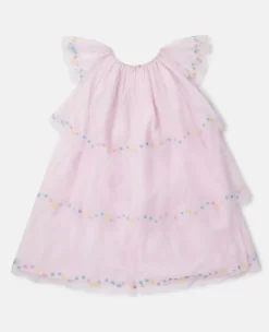 Confetti Dot Tiered Dress