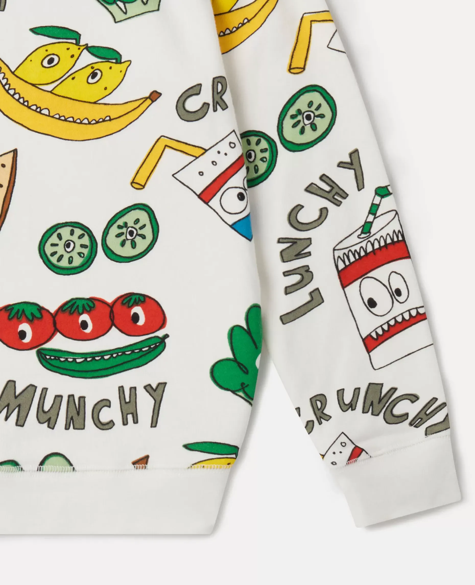 Crunchy Lunchy Print Sweatshirt