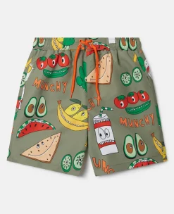Crunchy Lunchy Swim Shorts
