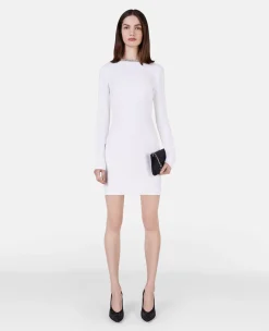 Crystal Collar Cocktail Mini Dress