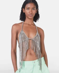 Crystal Fringed Bra