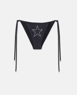 Diamante Star Side-Tie Bikini Briefs