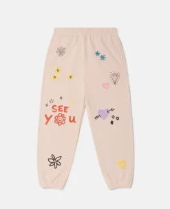Doodle Embroidery Joggers