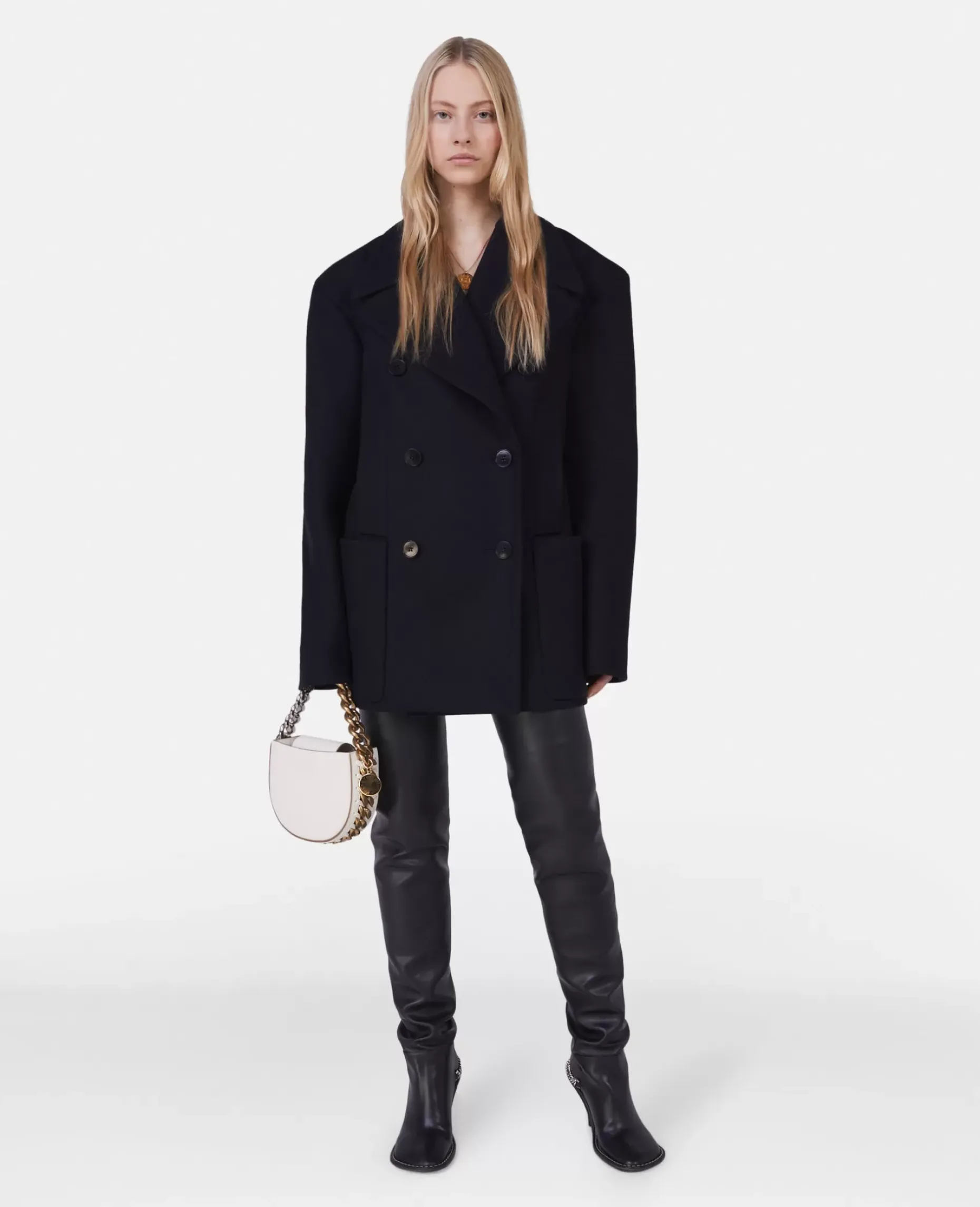 Double-Breasted Peacoat