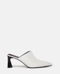 Elsa Pointed Toe Mule Kitten Heels