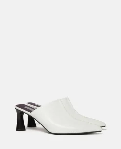 Elsa Pointed Toe Mule Kitten Heels