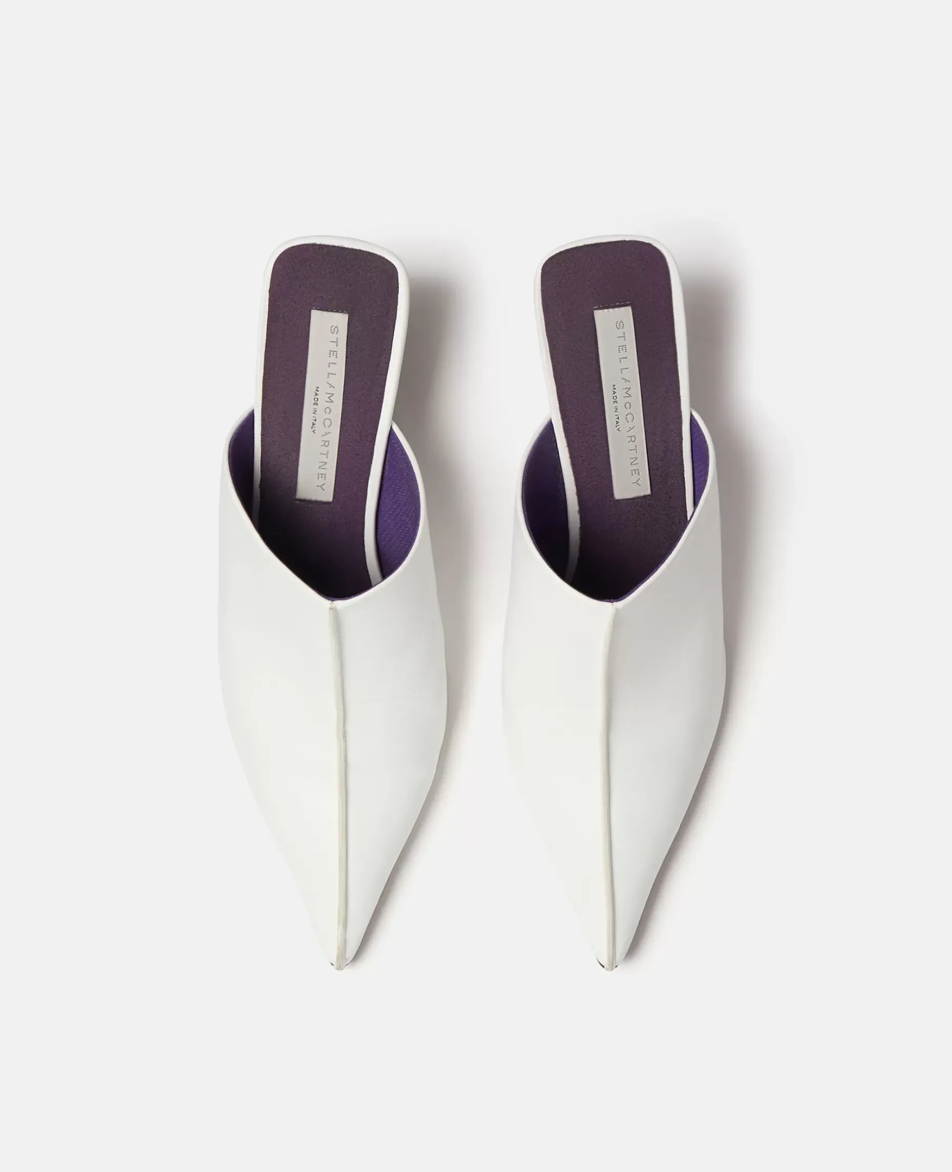 Elsa Pointed Toe Mule Kitten Heels