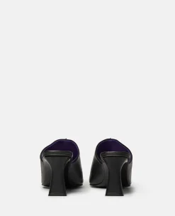 Elsa Pointed Toe Mule Kitten Heels
