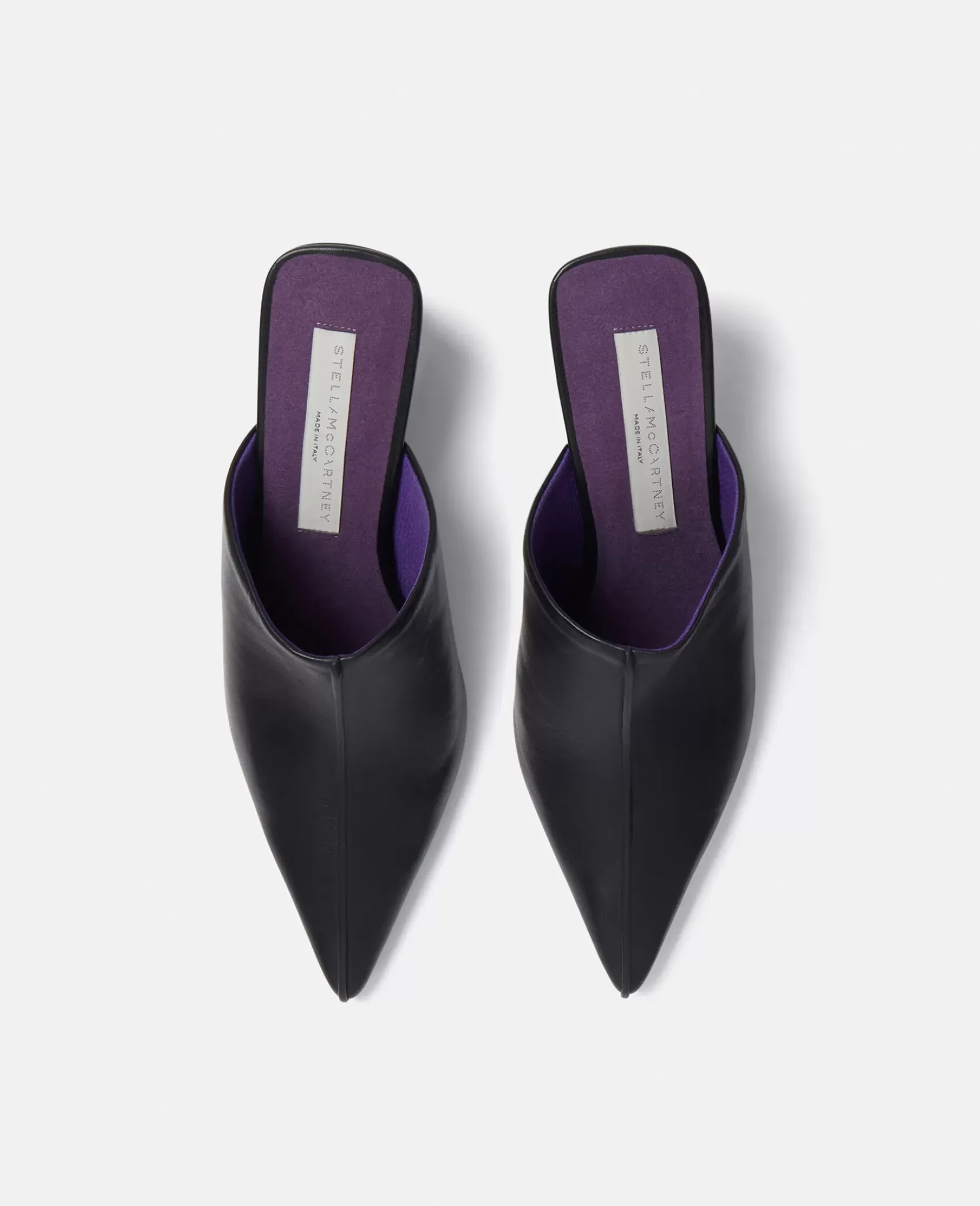 Elsa Pointed Toe Mule Kitten Heels
