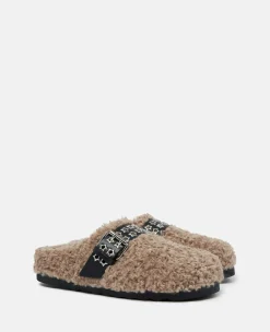 Elyse Studded Strap Backless Clogs