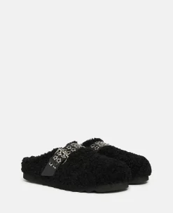 Elyse Studded Strap Backless Clogs