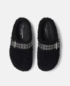 Elyse Studded Strap Backless Clogs
