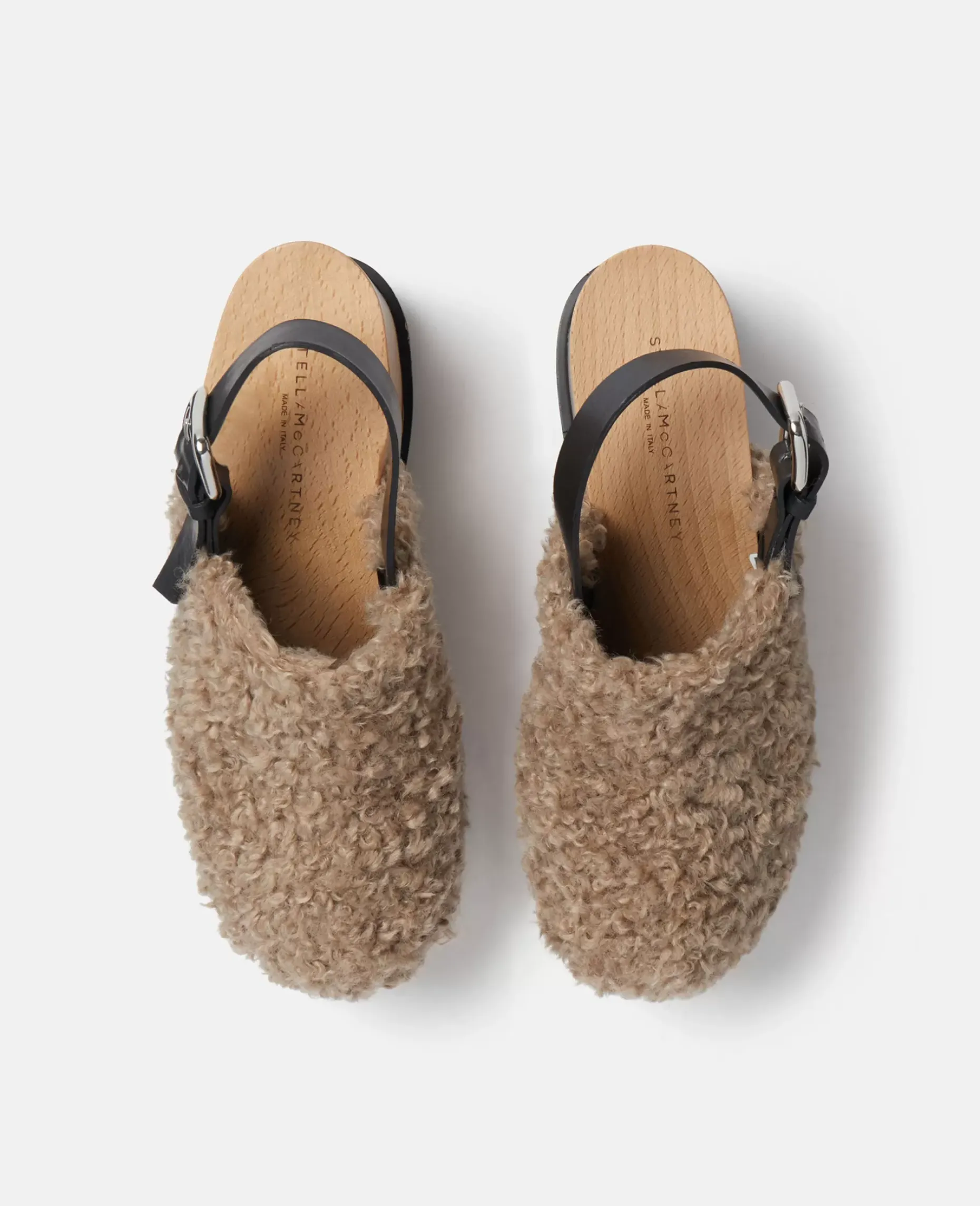 Elyse Teddy Slingback Platform Clogs