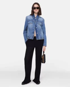 Falabella Chain Light Wash Denim Jacket